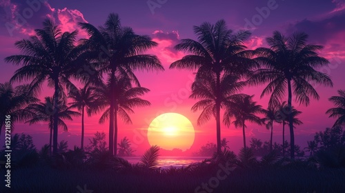 Web banner with copy space