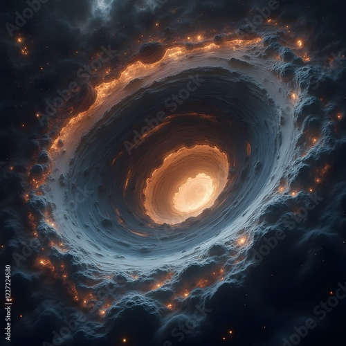 a wormhole leading to a paradoxical world where the laws of physics no longer apply