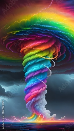 abstract rainbow background