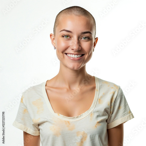 Portrait of a young beautiful woman. Generative AI