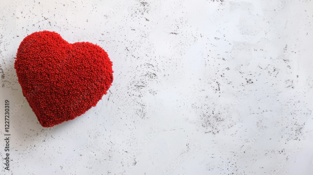 red heart on a white background red heart on a white background