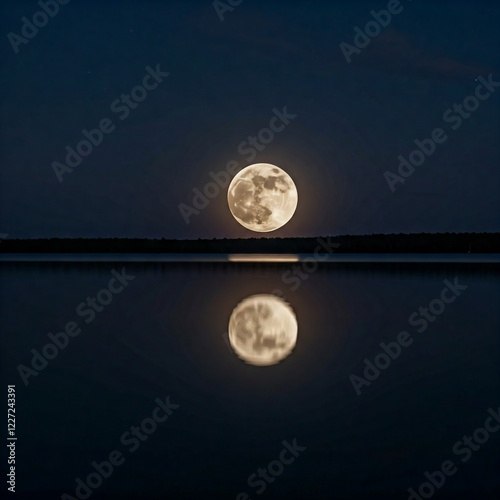 full moon in the sky