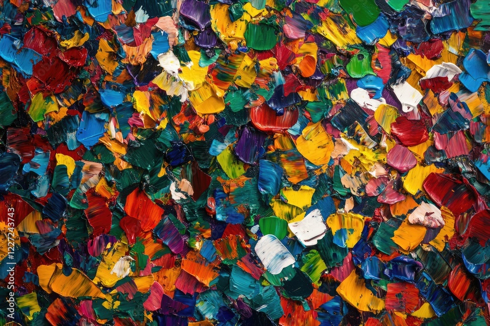 Close-up of colorful painting, Close-up of colorful painting,