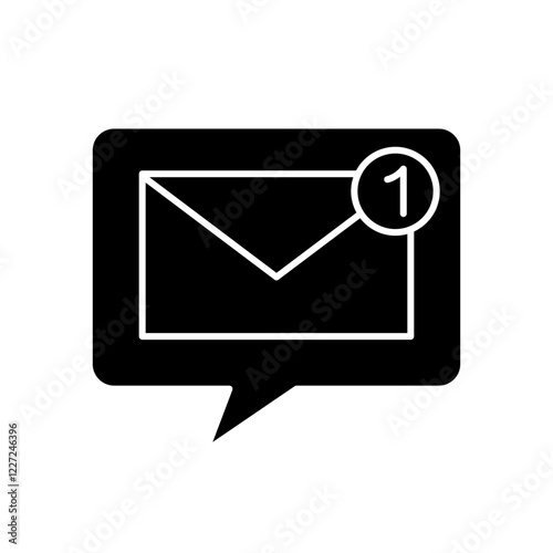 direct message glyph icon