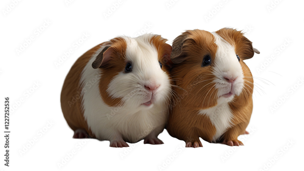 guinea pig on a transparent background. pet rodent on a transparent background guinea pig on a transparent background. pet rodent on a transparent background