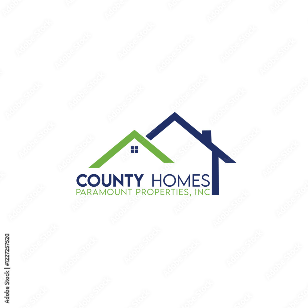 Home and real estate logo design in vector template Home and real estate logo design in vector template