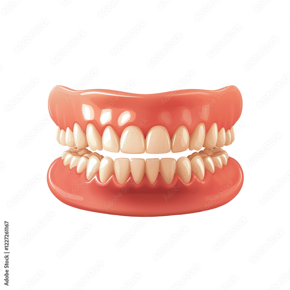 Dentures display dental clinic transparent background close-up oral health awareness Dentures display dental clinic transparent background close-up oral health awareness