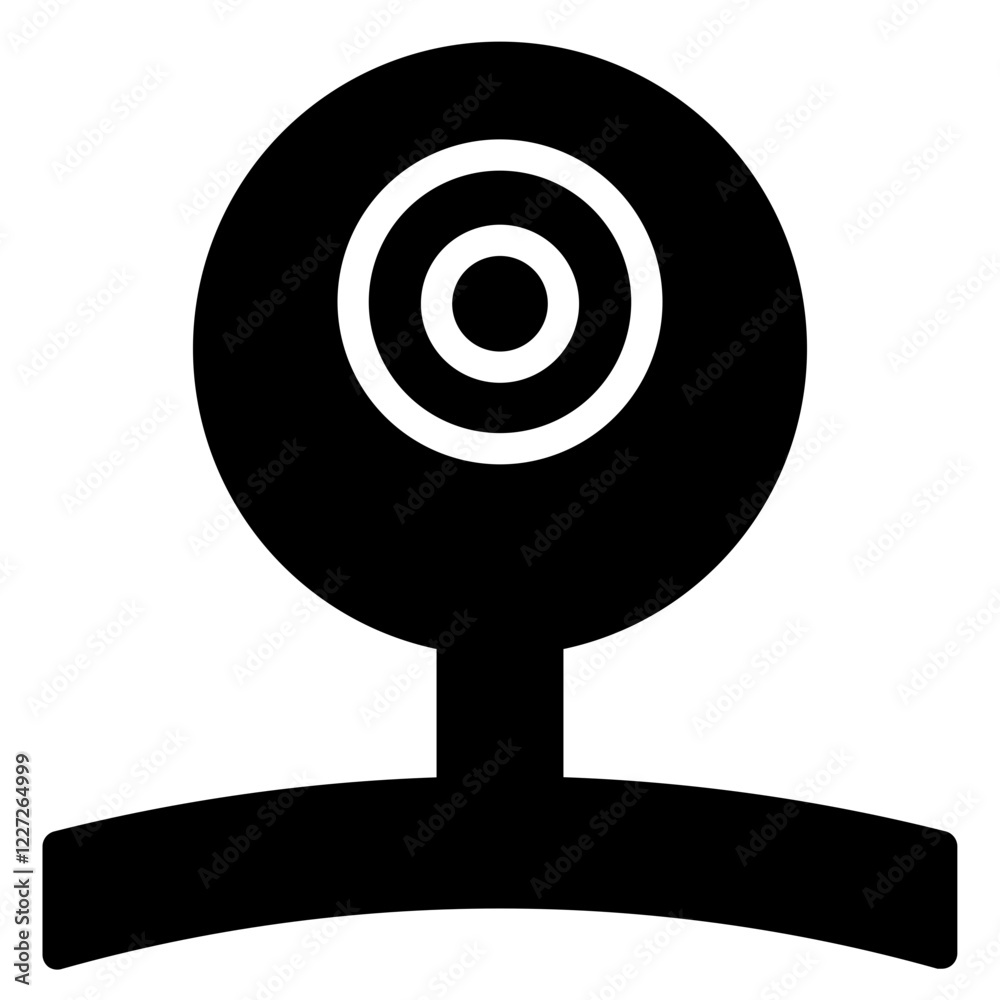 Security Cctv Camera Glyph Icon Security Cctv Camera Glyph Icon