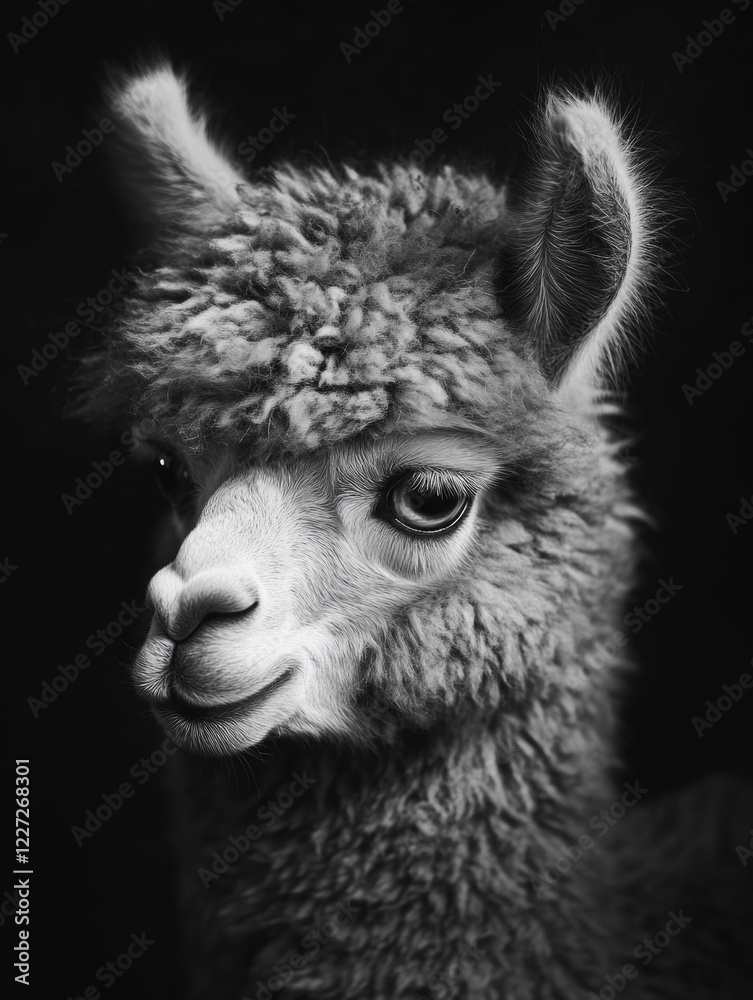Fototapeta premium Llama Portrait