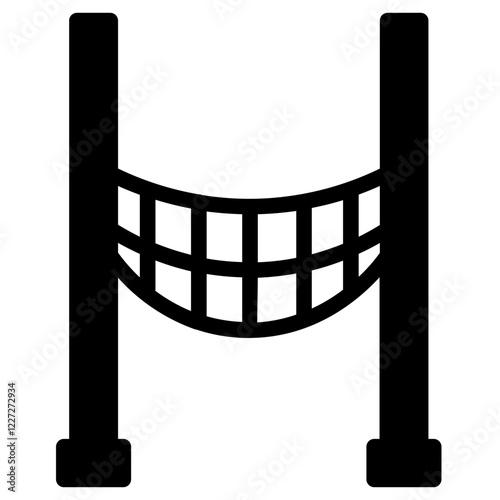 Mesh Netting Fishnet Glyph Icon