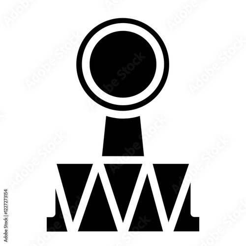 Ring Band Circle Glyph Icon