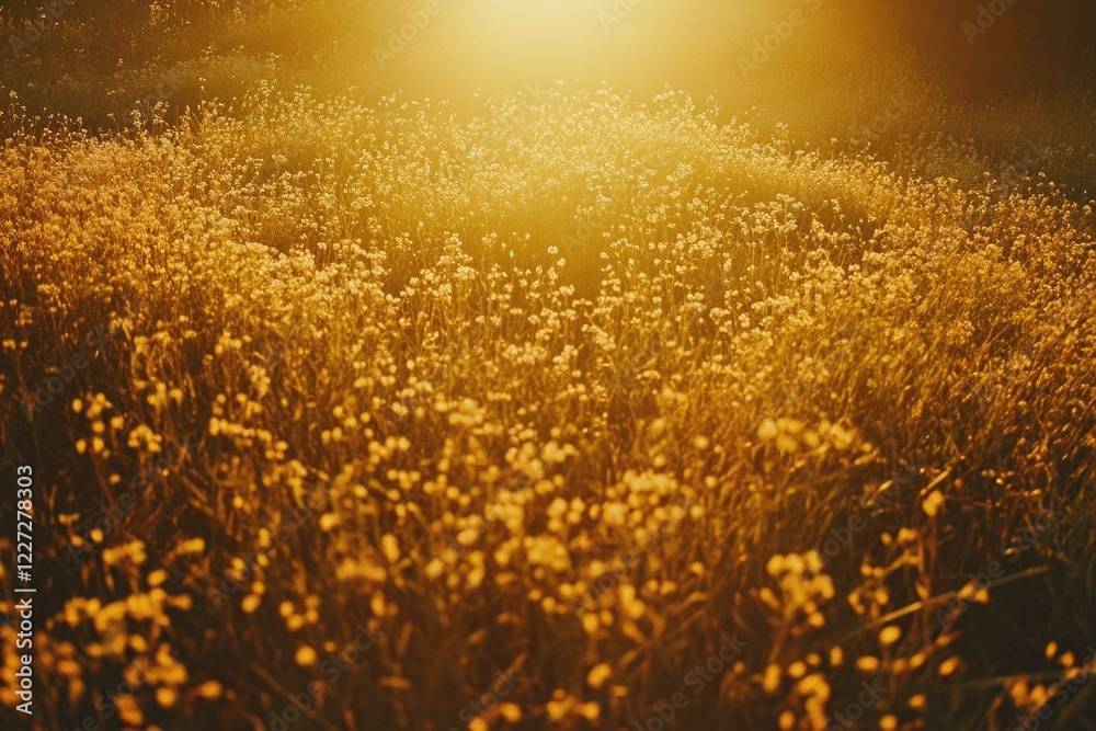 Obraz premium SunLight on Grassy Field