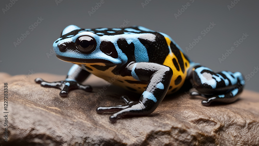 Fototapeta premium frog sitting on the ground