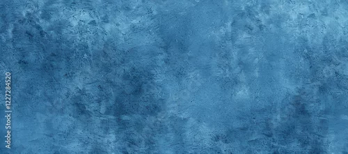 Obraz Niebieska tekstura o nieregularnym wzorze przypominającym farbę lub beton, tworząca efekt abstrakcyjnego tła.