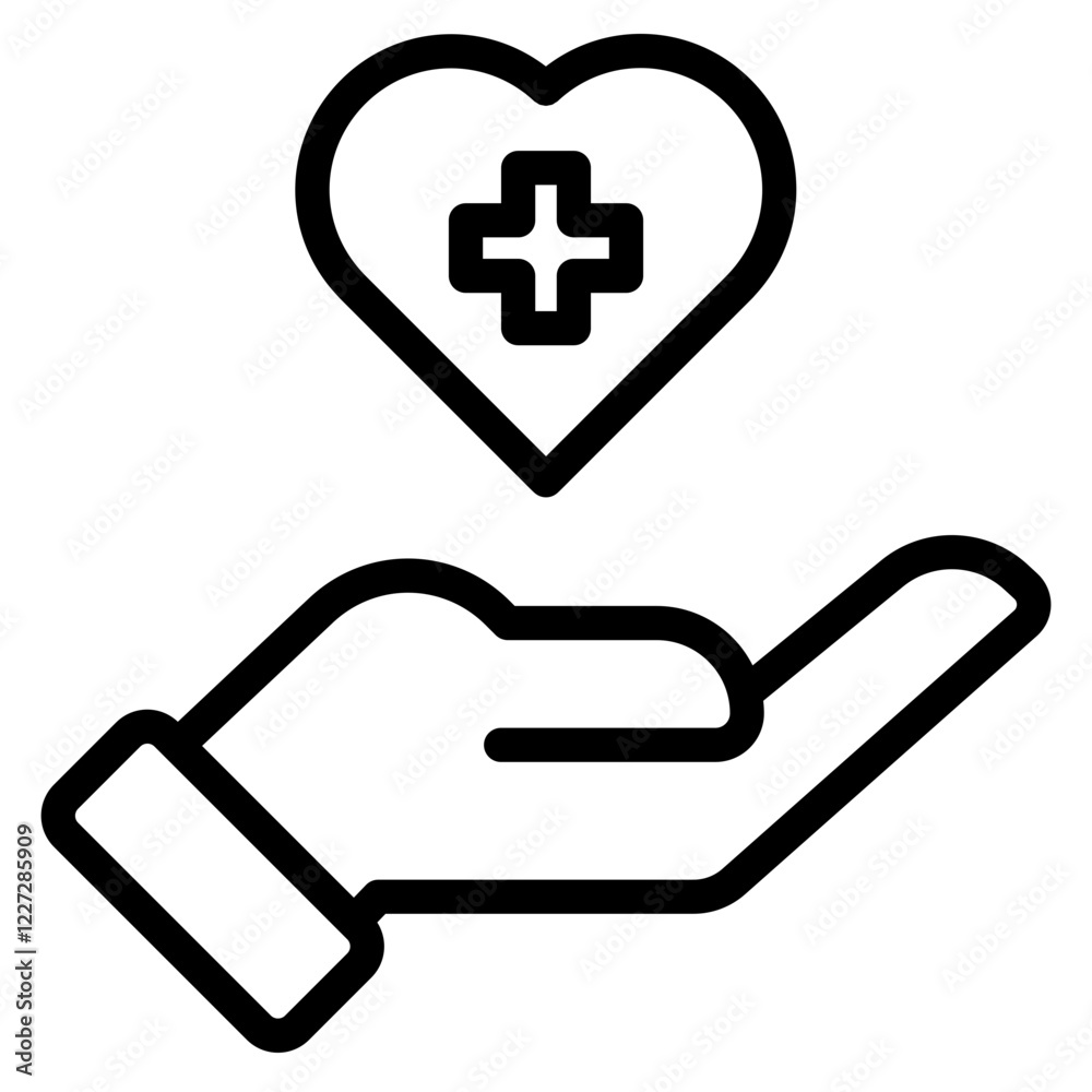 Health care icon in vector illustration Health care icon in vector illustration