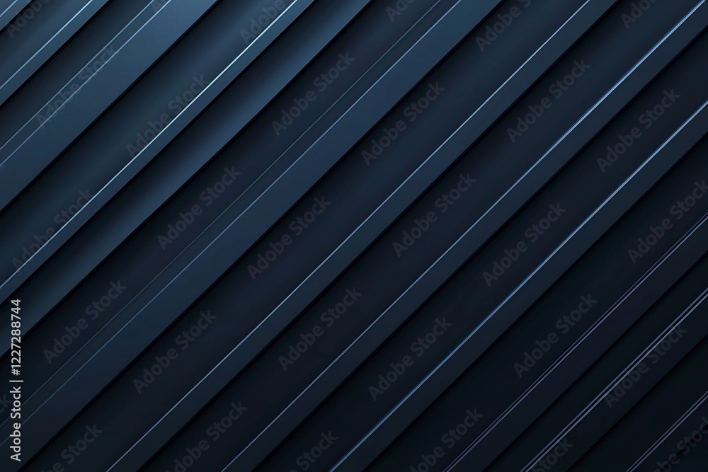 Obraz premium Abstract dark blue diagonal lines creating a modern textured background for design purposes
