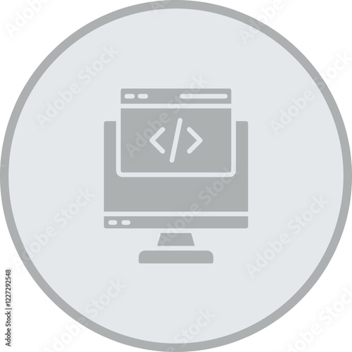 Script Vector Icon Design