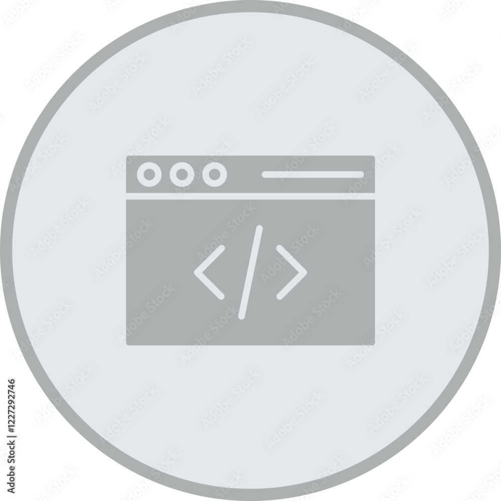 Browser Vector Icon Design Browser Vector Icon Design