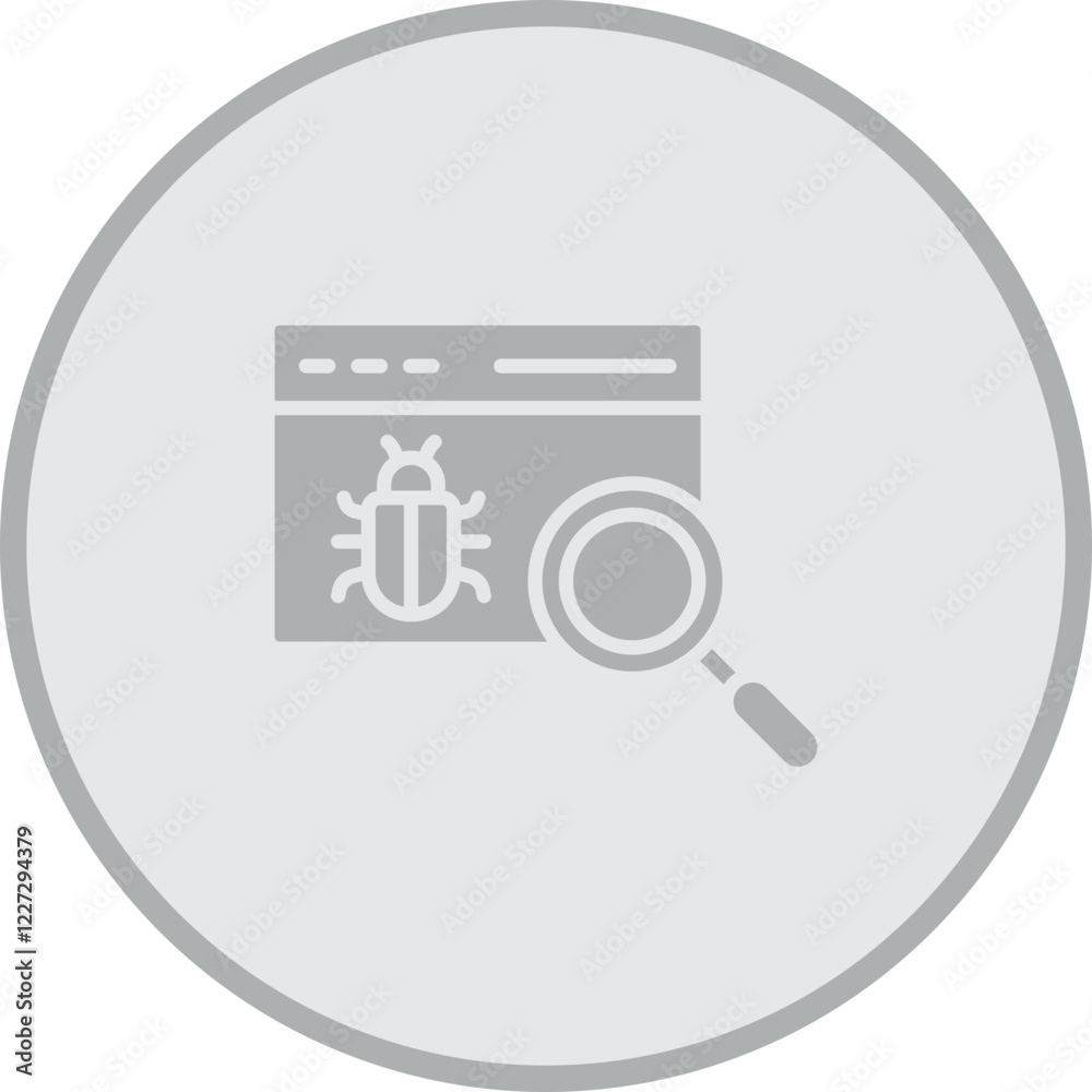 Bug Problem Vector Icon Design Bug Problem Vector Icon Design