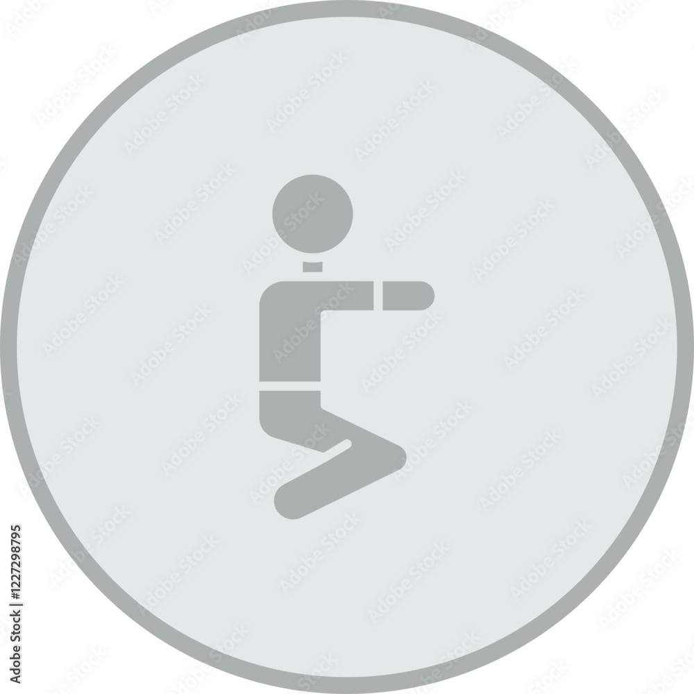 Fototapeta premium Squats Vector Icon Design