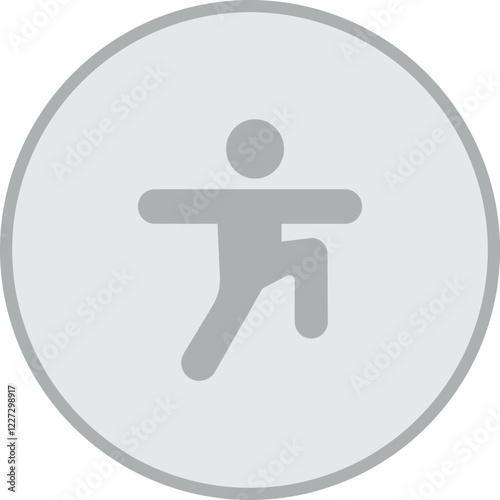 Pilates Vector Icon Design