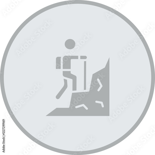 Climber Vector Icon Design