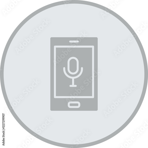 Microphone Vector Icon Design