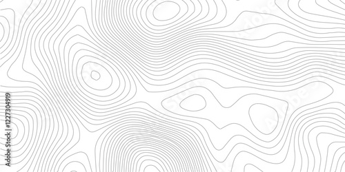 Abstract wave paper curved reliefs background .topographic contours map background .Vector geographic contour map. .gradient multicolor wave curve lines banner background design
