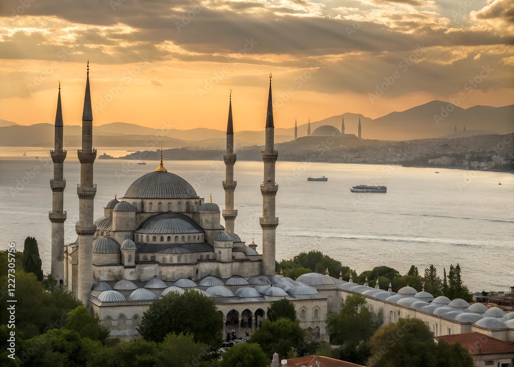 Obraz premium Islamic and mosque background