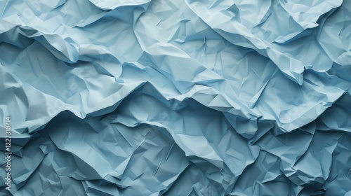 Wallpaper Mural Abstract Textured Background Light Blue Crumpled Paper Design Texture Torontodigital.ca