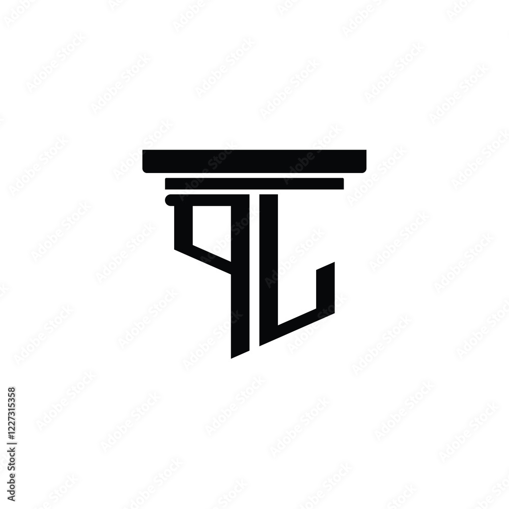 QL monogram logo design letter text name symbol monochrome logotype alphabet character simple logo QL monogram logo design letter text name symbol monochrome logotype alphabet character simple logo