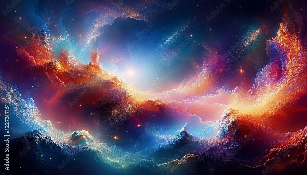 vastness of space concept background with clouds and gas vastness of space concept background with clouds and gas