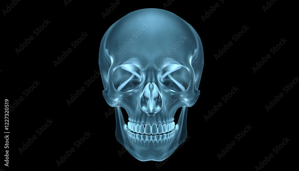 film x-ray Skull AP : show normal human's skull , with white tonespng film x-ray Skull AP : show normal human's skull , with white tonespng