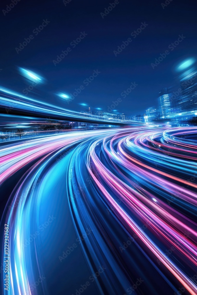 Obraz premium City Nighttime Exposure