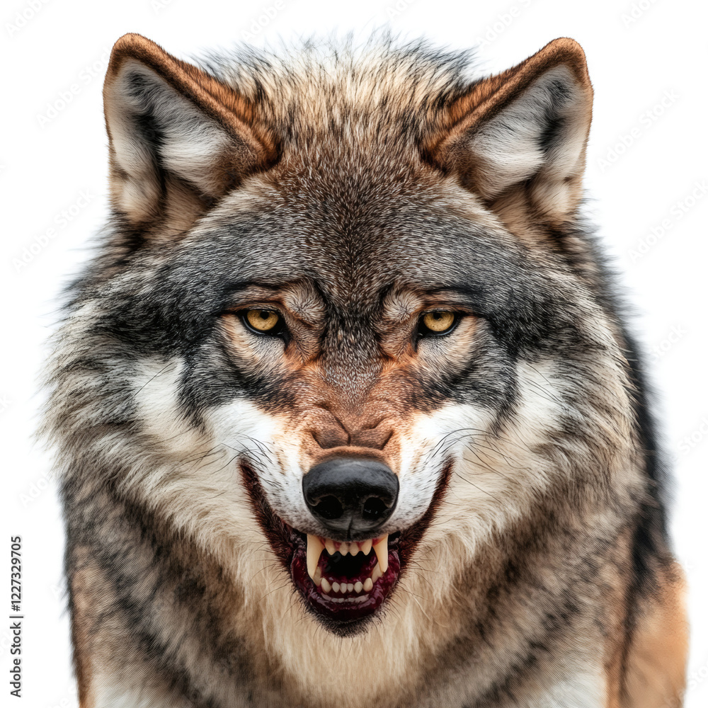 Fototapeta premium A wolf on transparent background