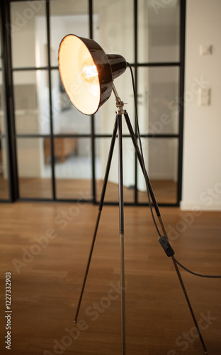 Vintage industrie Bauhaus Lampe 