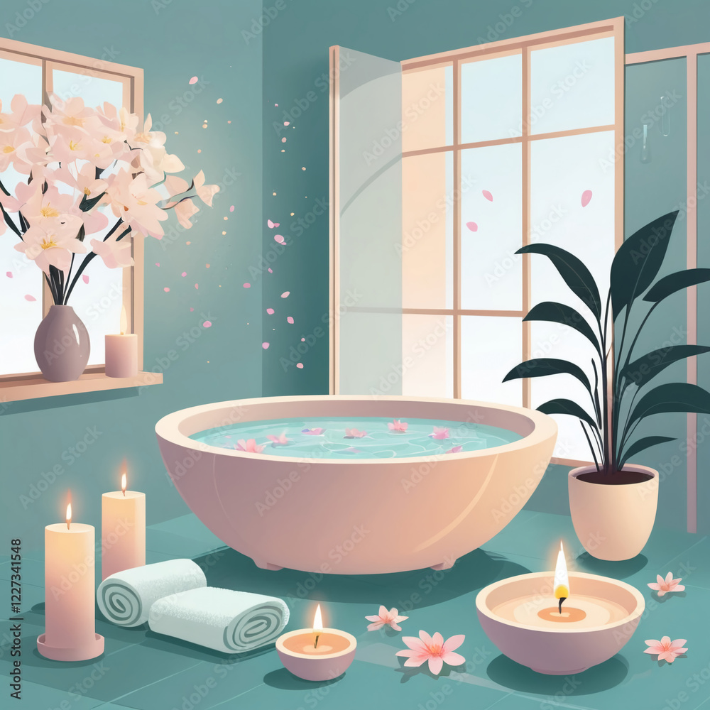 Fototapeta premium Spa at Home