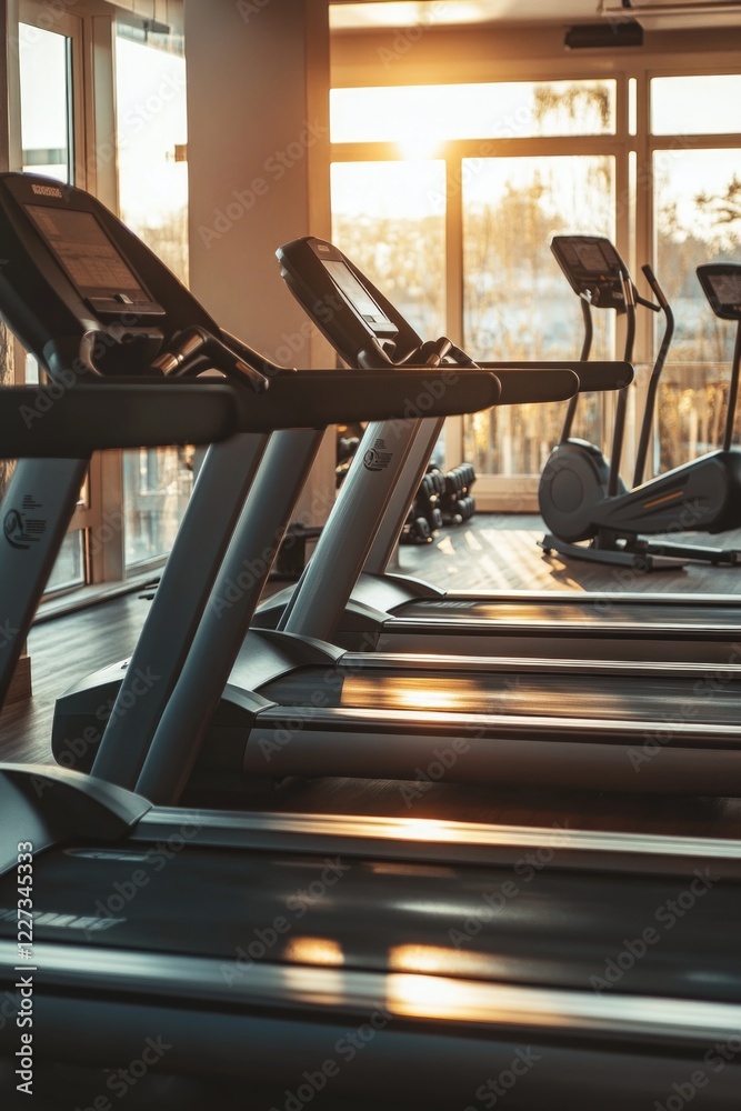 Tread Machines at Gym Tread Machines at Gym