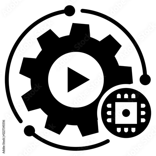 Automation Glyph Icon