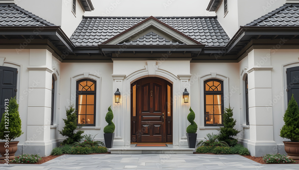 Obraz premium Elegant home entrance , with white tonespng