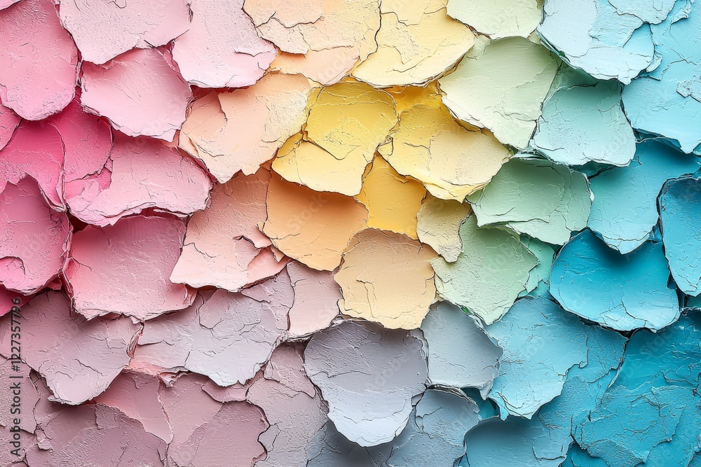 A soft and romantic multicolored pastel abstract background with gentle paper tones and a light gradient A soft and romantic multicolored pastel abstract background with gentle paper tones and a light gradient