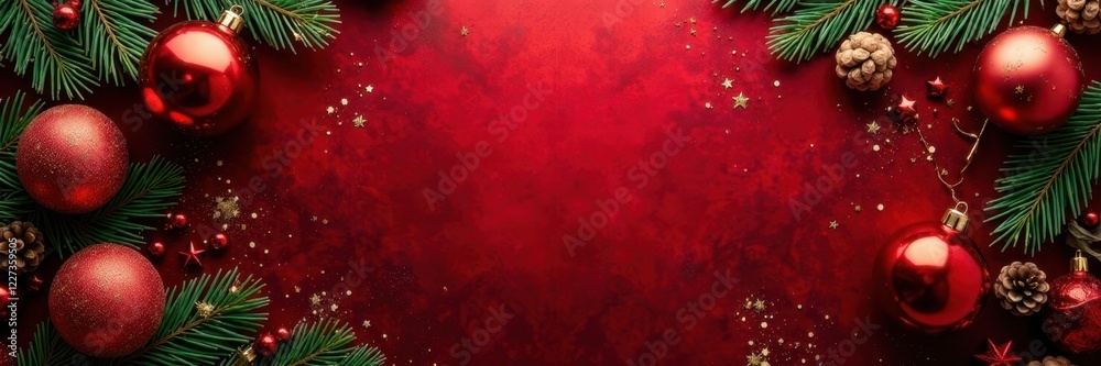 Dark red marbled texture with golden ornaments and pinecones, dark red, pinecone, marbled Dark red marbled texture with golden ornaments and pinecones, dark red, pinecone, marbled