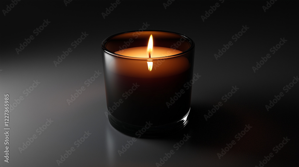 Candle in the dark. Сandlelight flames Candle in the dark. Сandlelight flames