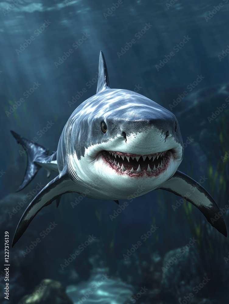 Obraz premium Shark Swimming in Ocean