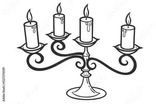 set of candles