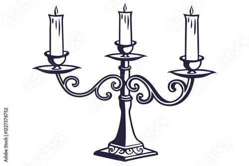 candlestick with candles