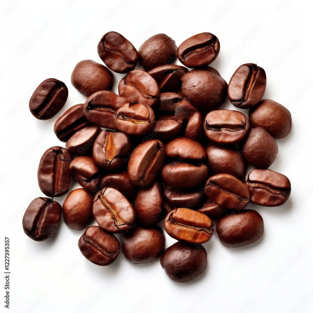 the AI Image Generator, Illustration of Coffee Beans Isolated the AI Image Generator, Illustration of Coffee Beans Isolated