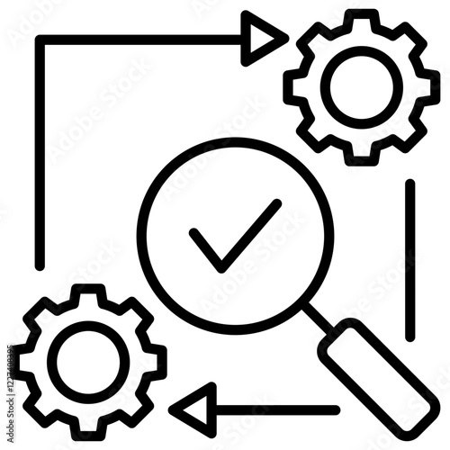 Due Diligence Outline Icon