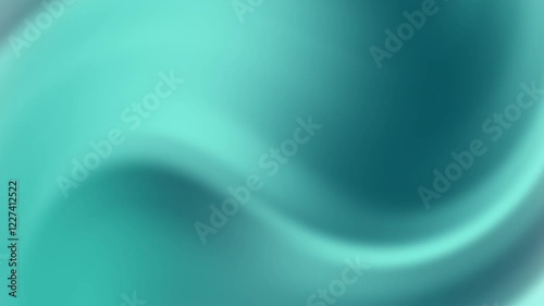 Teal swirling abstract background, suitable for web design, digital art, banners, and backgrounds. Gradients blend smoothly in vibrant colors.