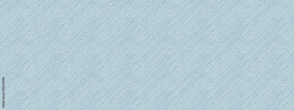 Vector seamless pattern of a light blue denim fabric with a diagonal twill weave. High-resolution, realistic texture perfect for backgrounds, and design projects. Suitable for decor and digital arts.